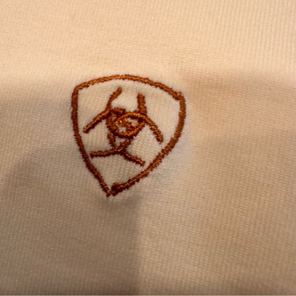 Ariat T Shirt Womens Sz L  Yellow Short Sleeve Performance Tee Crew-Neck Top - Picture 4 of 8